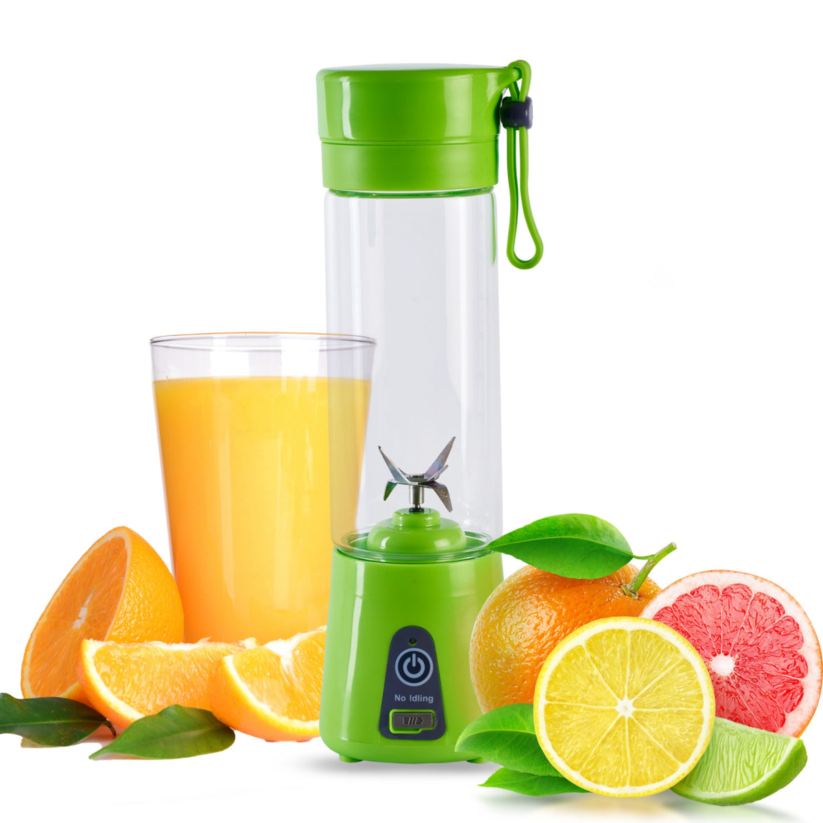 Portable Powerful 6 Blades USB Rechargeable Juicer/Blender